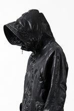 Load image into Gallery viewer, ISAMU KATAYAMA BACKLASH N-3B FLIGHT JACKET / GOAT LEATHER (GARMENT + SPRAY DYED BLACK)