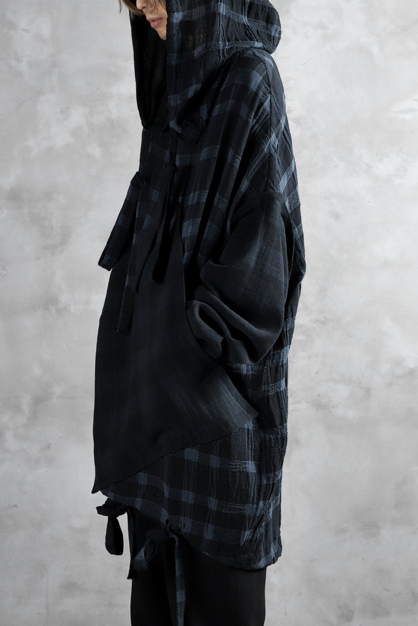 画像をギャラリービューアに読み込む, SOSNOVSKA COLLAPSE HOODIE CELLS (MIXED PLAID)
