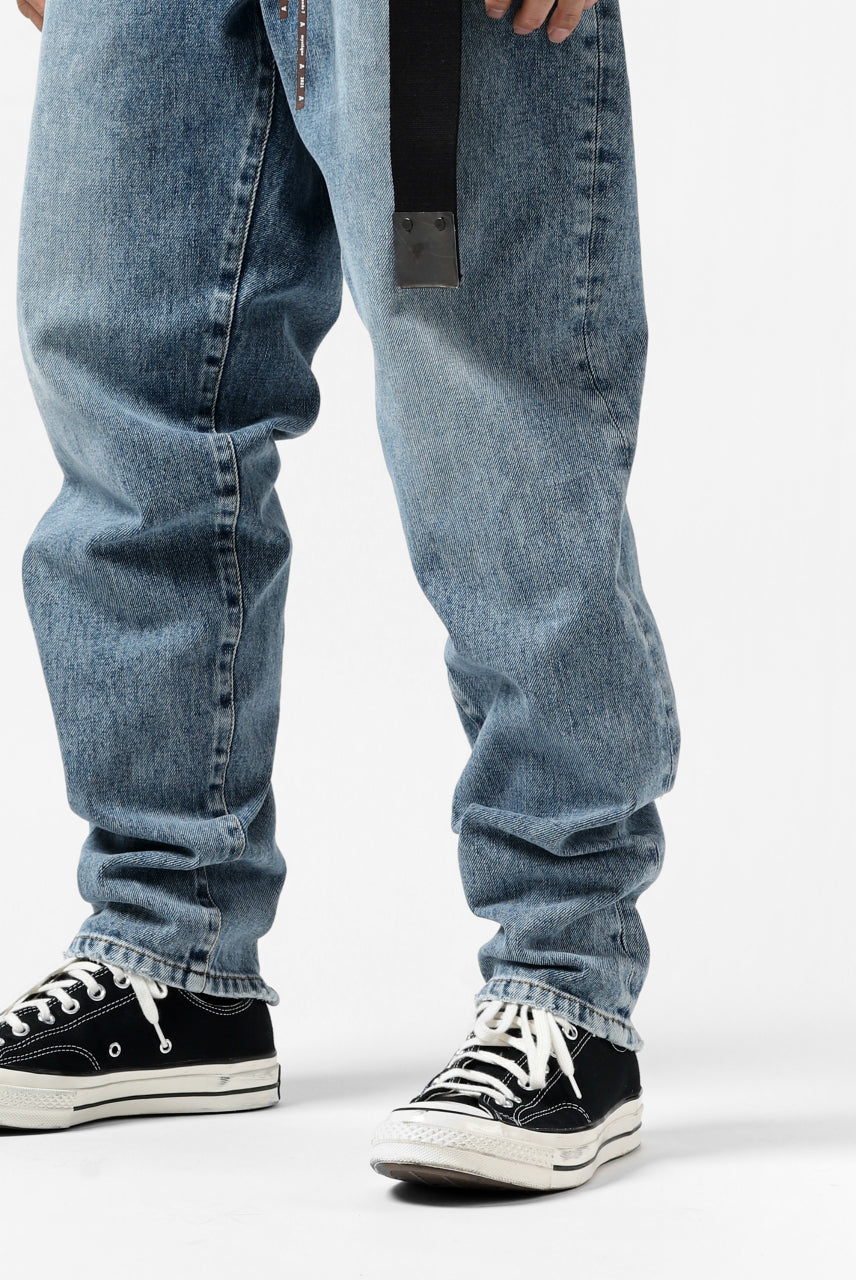 画像をギャラリービューアに読み込む, mastermind JAPAN SLIM TAPERED PANTS / 2WAY STRETCH DENIM (INDIGO)