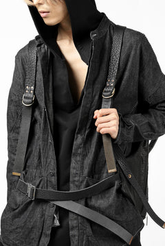 画像をギャラリービューアに読み込む, ierib roll top ruck sack #2 / FVT Oiled Horse (BLACK)