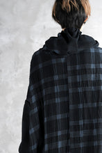 画像をギャラリービューアに読み込む, SOSNOVSKA COLLAPSE HOODIE CELLS (MIXED PLAID)