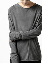 Load image into Gallery viewer, daub RAGLAN STITCH L/S CUTSEWN / COLD DYED COTTON JERSEY (GREY)