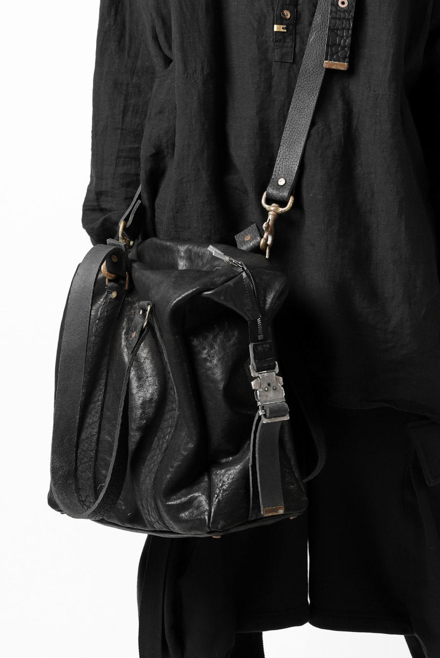 画像をギャラリービューアに読み込む, ierib exclusive 2way Doctors Bag with Strap Belt / FVT Oiled Horse (BLACK)