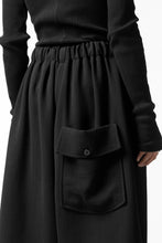画像をギャラリービューアに読み込む, SOSNOVSKA exclusive VOLUME WOOLEN WIDE PANTS (BLACK)