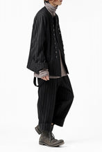 画像をギャラリービューアに読み込む, KLASICA BARREL SUSPENDER TROUSERS / WOOL FLANNEL (VINTAGE STRIPE)