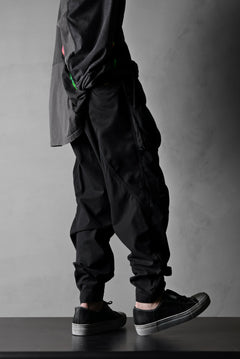 画像をギャラリービューアに読み込む, CHANGES VINTAGE REMAKE CUFF EASY TROUSERS / Dickies FABRIC (MULTI BLACK #C)