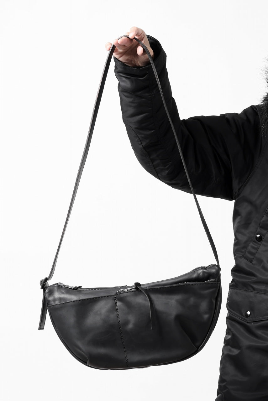 画像をギャラリービューアに読み込む, ISAMU KATAYAMA BACKLASH exclusive UTILITY BAG / GUIDI OILED CALF (BLACK)