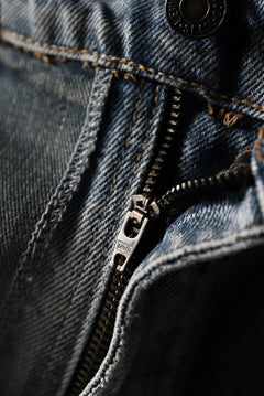 画像をギャラリービューアに読み込む, CHANGES VINTAGE REMAKE DENIM STRAIGHT PANTS / VINTAGE DENIM (INDIGO #B)