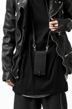 画像をギャラリービューアに読み込む, ISAMU KATAYAMA BACKLASH WALLET PHONE-HOLDER / ITALY DOUBLE SHOULDER (BLACK)