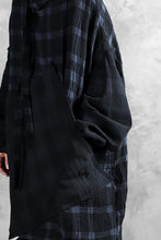 画像をギャラリービューアに読み込む, SOSNOVSKA COLLAPSE HOODIE CELLS (MIXED PLAID)