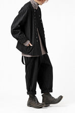 画像をギャラリービューアに読み込む, KLASICA BARREL SUSPENDER TROUSERS / WOOL FLANNEL (VINTAGE STRIPE)
