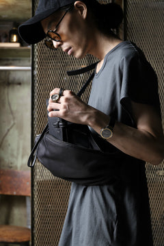 Load image into Gallery viewer, ISAMU KATAYAMA BACKLASH x GAIEDE ONE SHOULDER BAG / CALF SKIN (SOFT FINISHED / BLACK)