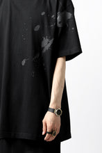 画像をギャラリービューアに読み込む, DEFORMATER.® VANISHED PRINT "SPLASH" T-SHIRT (BLACK)