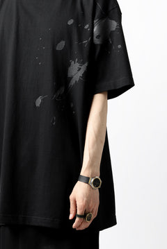 画像をギャラリービューアに読み込む, DEFORMATER.® VANISHED PRINT &quot;SPLASH&quot; T-SHIRT (BLACK)