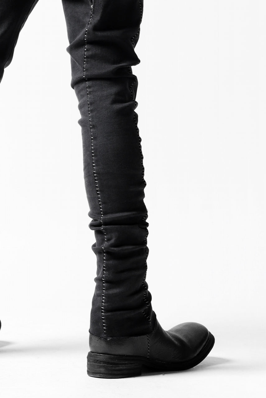 画像をギャラリービューアに読み込む, thomkrom OVER LOCKED SKINNY TROUSERS /  HYPER STRETCH DENIM (BLACK)