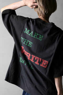 画像をギャラリービューアに読み込む, CHANGES VINTAGE REMAKE MULTI PANEL S/S TEE (BLACK #G)