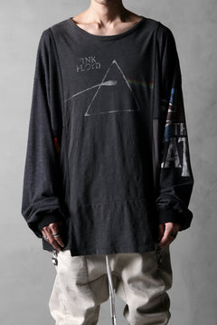画像をギャラリービューアに読み込む, CHANGES VINTAGE REMAKE MULTI PANEL L/S TEE (BLACK #A)