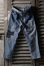 画像をギャラリービューアに読み込む, CHANGES VINTAGE REMAKE DENIM STRAIGHT PANTS / VINTAGE DENIM (INDIGO #C)