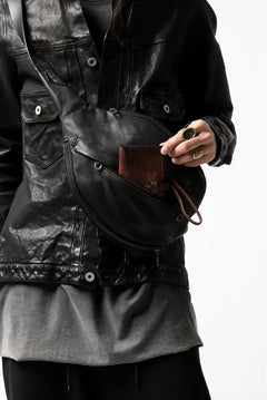 Load image into Gallery viewer, ISAMU KATAYAMA BACKLASH x GAIEDE ONE SHOULDER BAG / CALF SKIN (SOFT FINISHED / BLACK)