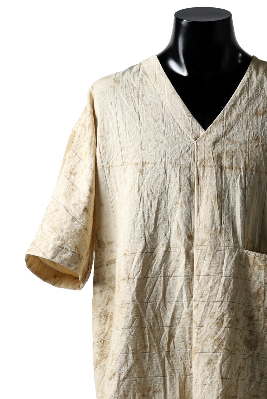 画像をギャラリービューアに読み込む, forme d'expression exclusive V Neck Scrub Shirt (Iced Tea)