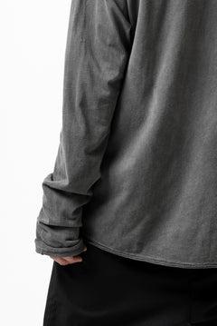 Load image into Gallery viewer, daub RAGLAN STITCH L/S CUTSEWN / COLD DYED COTTON JERSEY (GREY)
