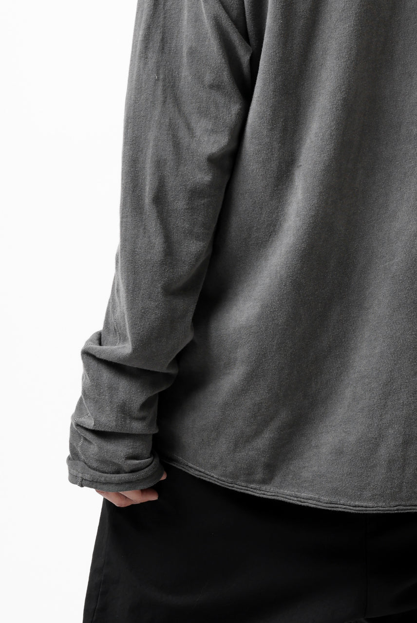 Load image into Gallery viewer, daub RAGLAN STITCH L/S CUTSEWN / COLD DYED COTTON JERSEY (GREY)