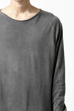 Load image into Gallery viewer, daub RAGLAN STITCH L/S CUTSEWN / COLD DYED COTTON JERSEY (GREY)