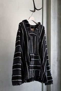 画像をギャラリービューアに読み込む, RESURRECTION HANDMADE distressed rag hoodie (MULTI STRIPE)