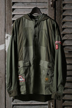 画像をギャラリービューアに読み込む, CHANGES VINTAGE REMAKE MILITARY HOODIE SHIRT-PARKA (KHAKI #A)
