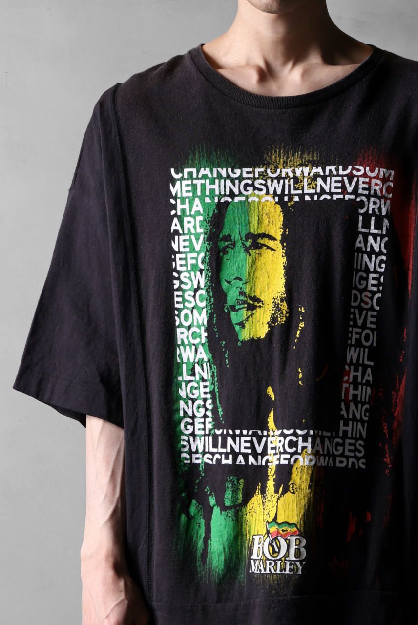 画像をギャラリービューアに読み込む, CHANGES VINTAGE REMAKE MULTI PANEL S/S TEE (BLACK #B)