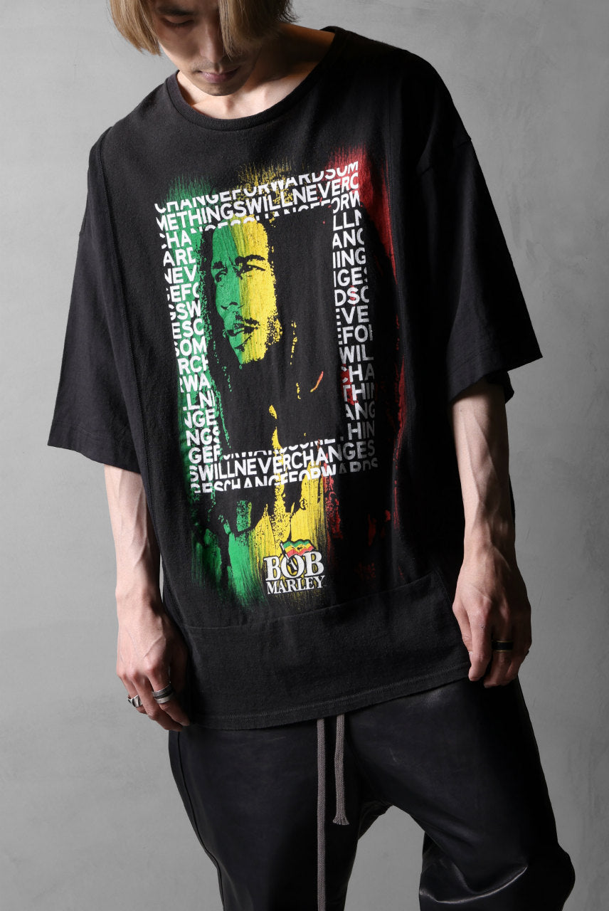 画像をギャラリービューアに読み込む, CHANGES VINTAGE REMAKE MULTI PANEL S/S TEE (BLACK #B)