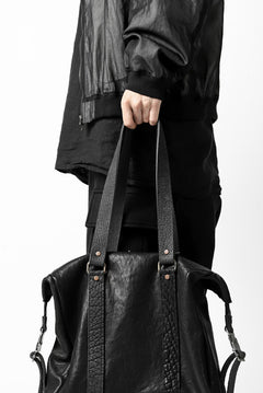 画像をギャラリービューアに読み込む, ierib exclusive 2way Doctors Bag with Strap Belt / FVT Oiled Horse (BLACK)