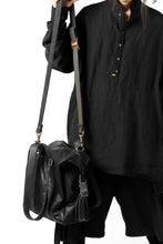画像をギャラリービューアに読み込む, ierib exclusive 2way Doctors Bag with Strap Belt / FVT Oiled Horse (BLACK)