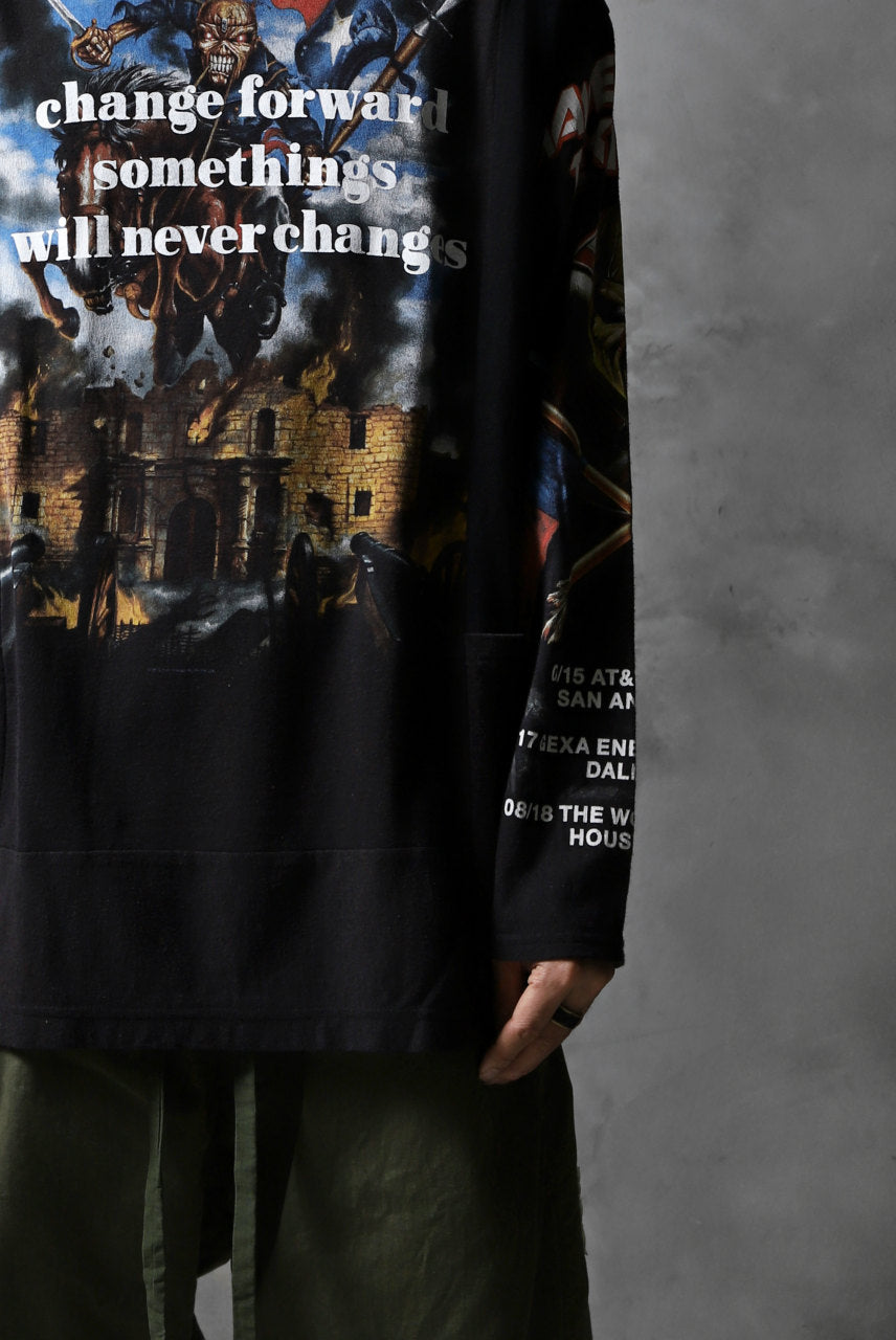 画像をギャラリービューアに読み込む, CHANGES VINTAGE REMAKE BOAT-NECK BAND L/S TEE (BLACK #D)