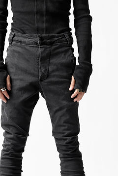 画像をギャラリービューアに読み込む, thomkrom OVER LOCKED SKINNY TROUSERS /  HYPER STRETCH DENIM (DARK GREY)