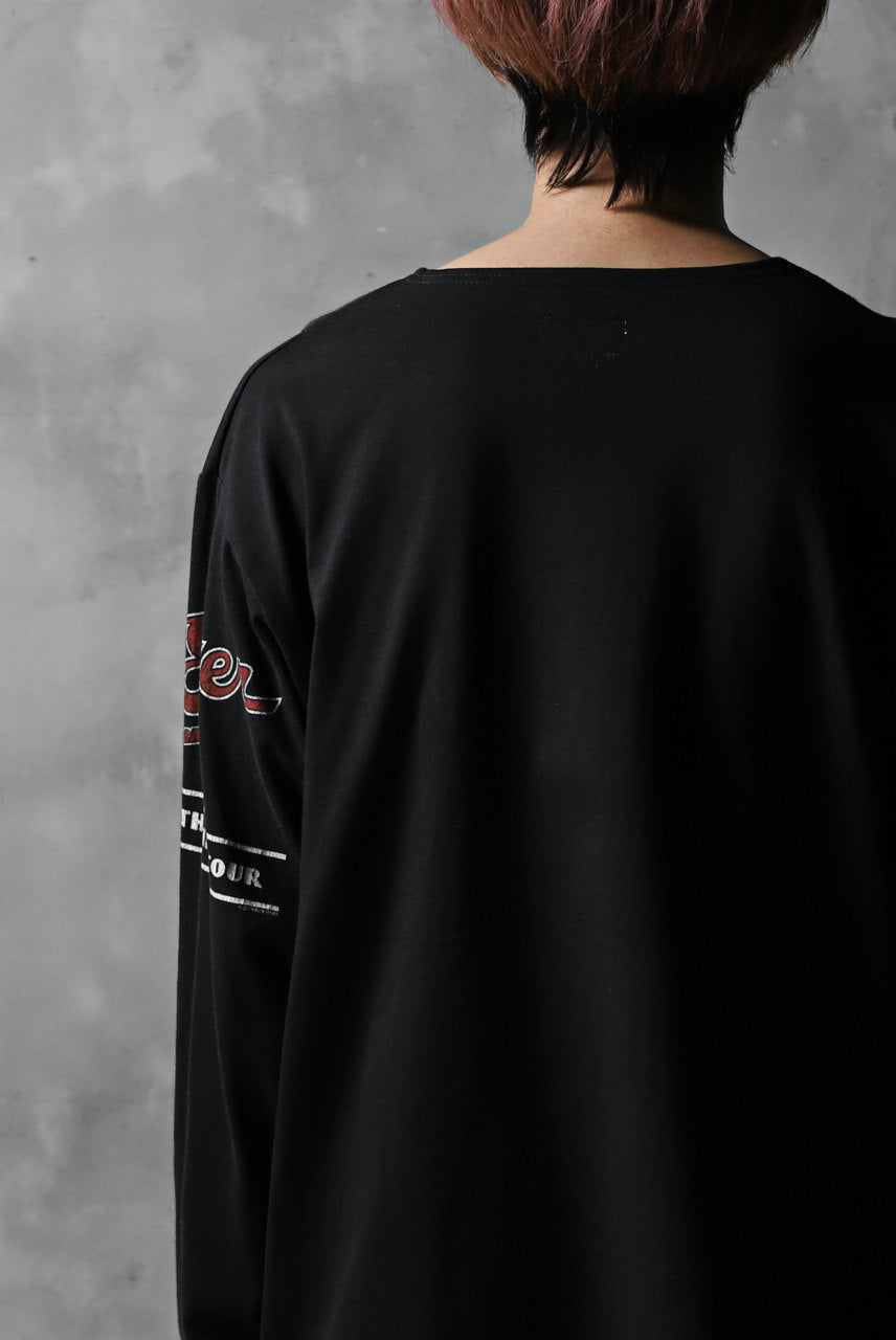 画像をギャラリービューアに読み込む, CHANGES VINTAGE REMAKE BOAT-NECK BAND L/S TEE (BLACK #A)