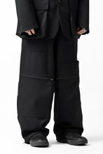 画像をギャラリービューアに読み込む, Y's BANG ON! No.189 GABARDINE PATCH WORK PANTS (BLACK)