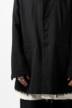 画像をギャラリービューアに読み込む, KLASICA BASTILLE PILGRIM BLAZER / OFF TWEED WOOL (BLACK)