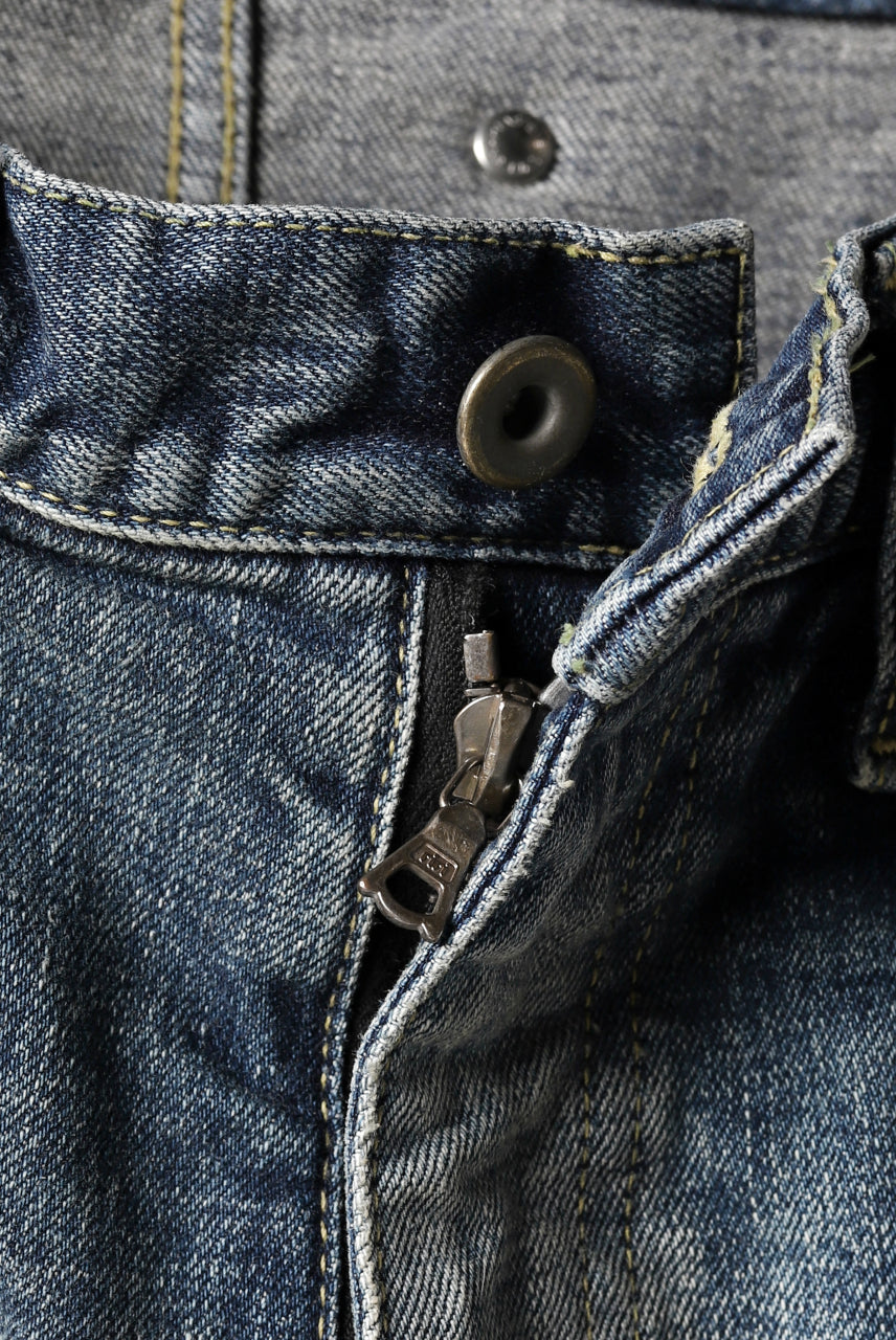 Load image into Gallery viewer, ISAMU KATAYAMA BACKLASH LOW CROTCH SLIM PANTS / STRETCH DENIM (INDIGO)