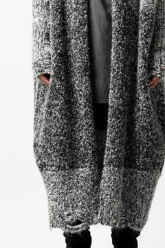 画像をギャラリービューアに読み込む, thomkrom RELAX LONG KNIT CARDIGAN/ ALPACA (MELANGE)