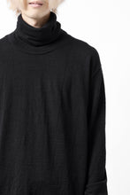 画像をギャラリービューアに読み込む, KLASICA SMOKE SMOOTH TURTLE NECK PULL / JACQUARD KNIT JERSEY (BLACK)