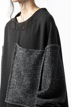画像をギャラリービューアに読み込む, SOSNOVSKA ATTACHED POCKET KNIT SWEATER (BLACK)