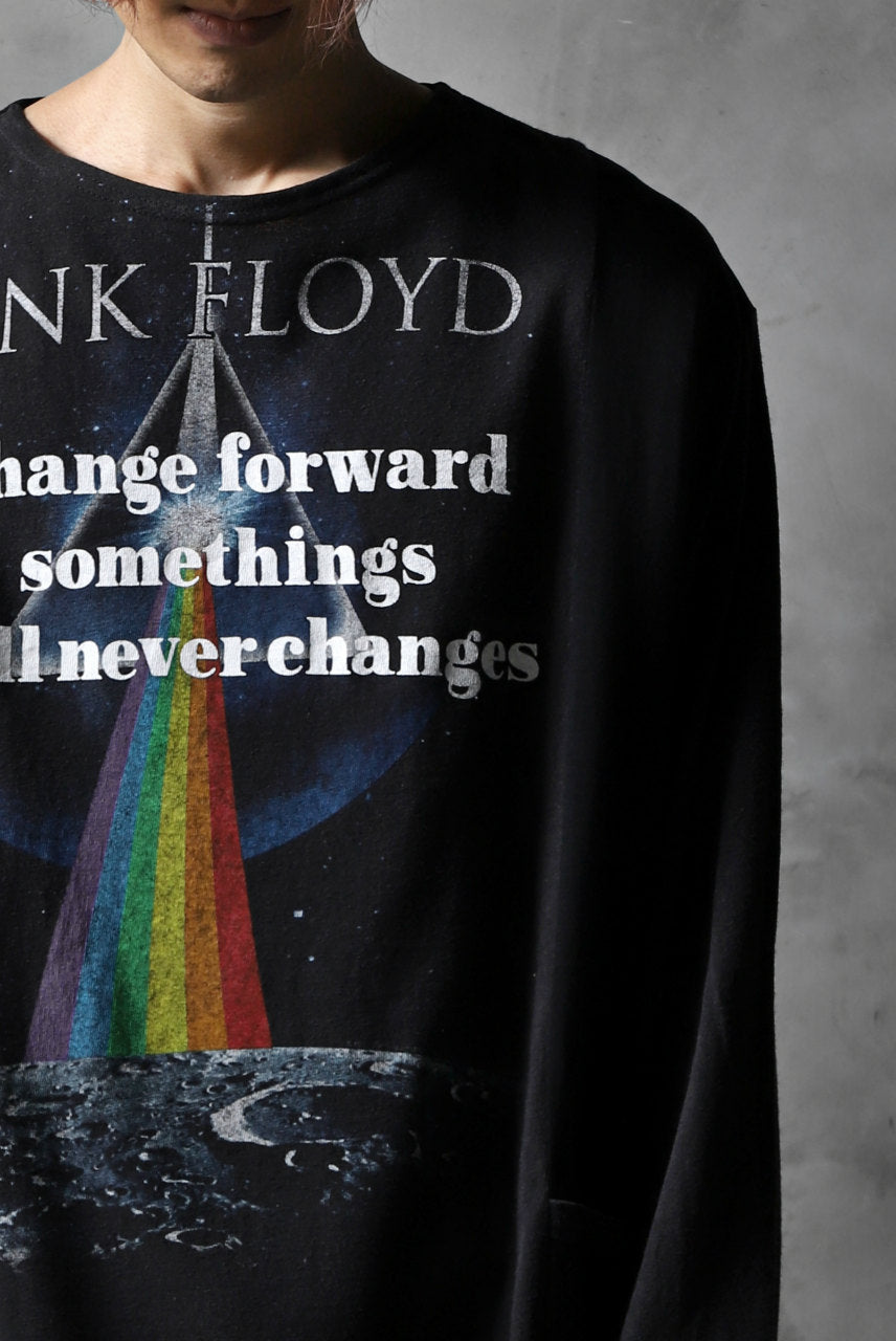 画像をギャラリービューアに読み込む, CHANGES VINTAGE REMAKE BOAT-NECK BAND L/S TEE (BLACK #E)