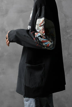 画像をギャラリービューアに読み込む, CHANGES VINTAGE REMAKE BOAT-NECK BAND L/S TEE (BLACK #F)