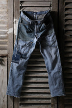 画像をギャラリービューアに読み込む, CHANGES VINTAGE REMAKE DENIM STRAIGHT PANTS / VINTAGE DENIM (INDIGO #B)