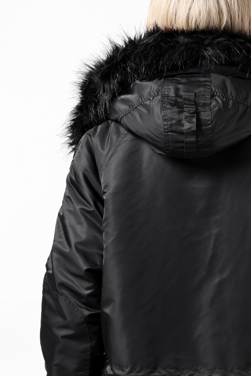画像をギャラリービューアに読み込む, ISAMU KATAYAMA BACKLASH xx ALPHA INDUSTRIES N-3B JACKET (BLACK)