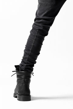 画像をギャラリービューアに読み込む, thomkrom OVER LOCKED SKINNY TROUSERS /  HYPER STRETCH DENIM (BLACK)