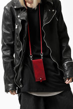 画像をギャラリービューアに読み込む, ISAMU KATAYAMA BACKLASH WALLET PHONE-HOLDER / ITALY DOUBLE SHOULDER (RED)