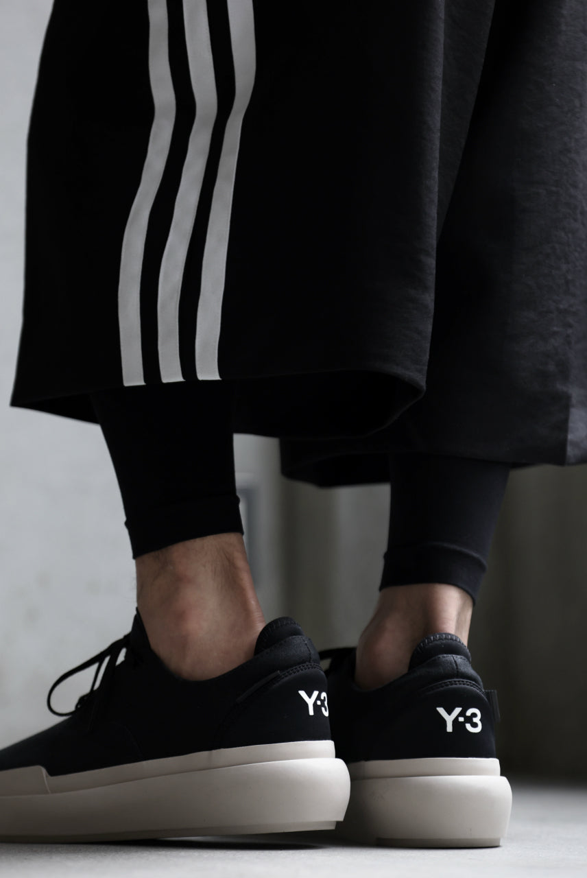 画像をギャラリービューアに読み込む, Y-3 Yohji Yamamoto AJATU COURT FORMAL SNEAKERS (BLACK/BLACK/CLEARBROWN)