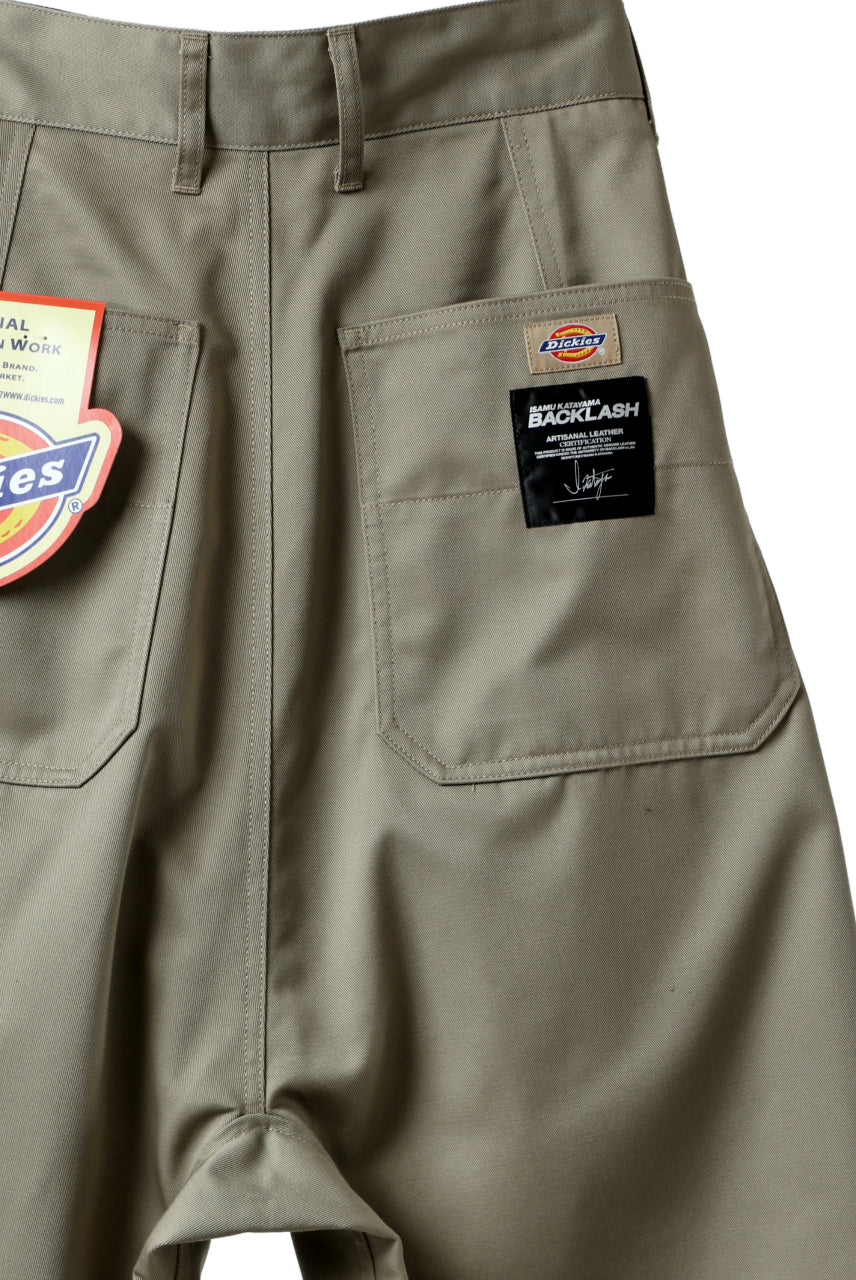 Load image into Gallery viewer, ISAMU KATAYAMA BACKLASH xx Dickies® DOUBLE KNEE PANTS (KHAKI)